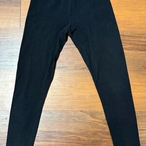Forever 21 Kids Black Stretch Leggings - Solid Black